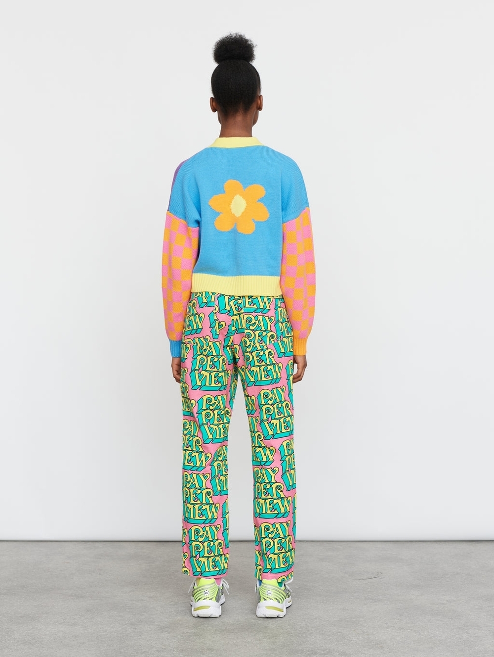 Lazy Oaf Flower Garden Crop Cardigan Sweater - Picture 3 of 6